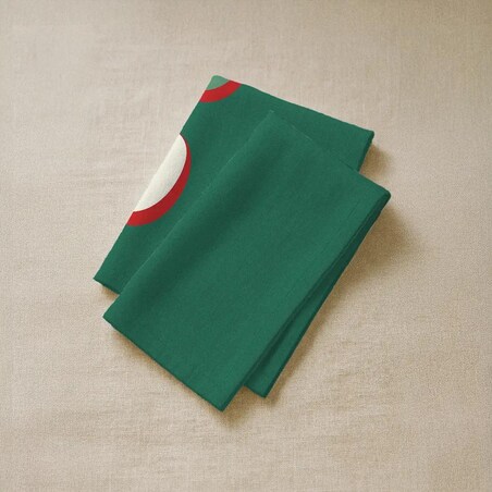 Serwetki świąteczne - HO HO HO - zielone tło (2szt.)