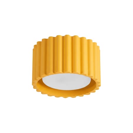 Plafon AURA 1 żółty Gx53