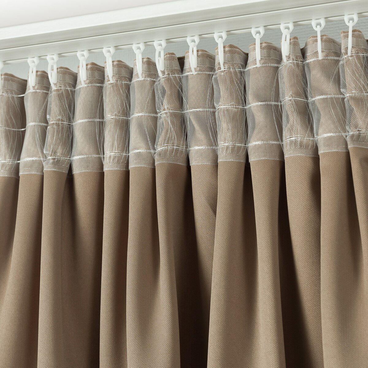 Zasłona na taśmie marszczącej mocca aksamitna 140 x 280 cm 1 szt. 140x280 brązowy