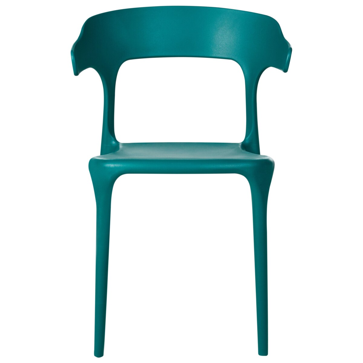 Zestaw 4 krzeseł ogrodowych GUBBIO Lazurowy