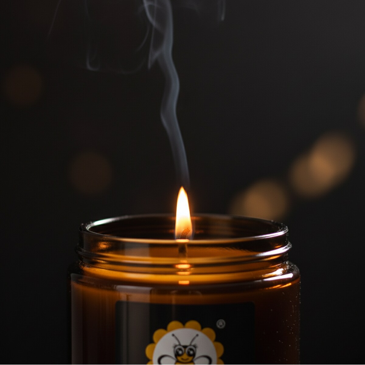 Marcepan - świeca z wosku sojowego