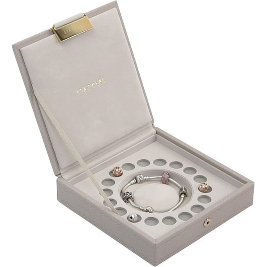 Szkatułka na bransoletkę i charmsy Stackers taupe