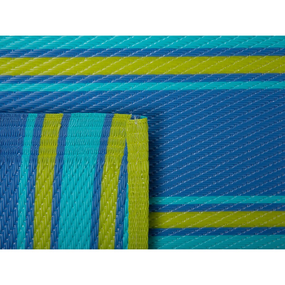 Dywan zewnętrzny 120 x 180 cm niebieski ALWAR