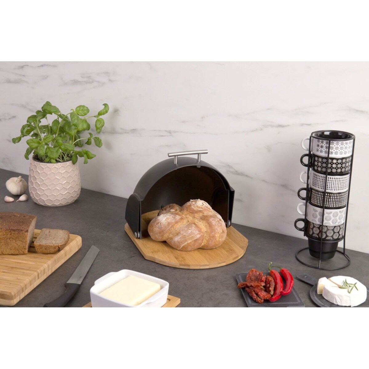 Designerski chlebak na pieczywo, pojemnik na chleb, ZELLER