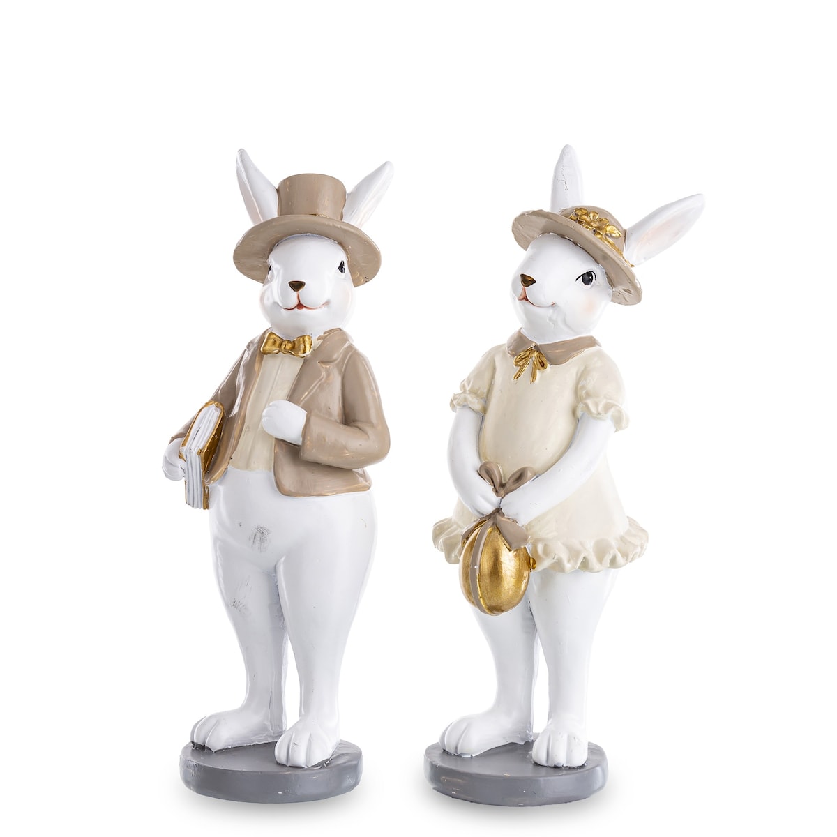 Królik Dziewczynka i Królik Chłopiec STUDENTI 15x6x5 cm