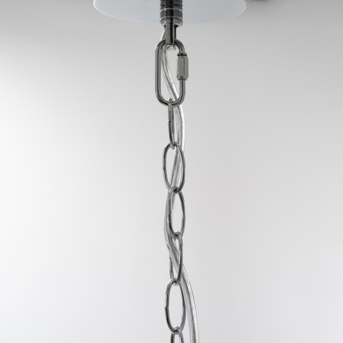 Lampa Wisząca Kryształowa Chrom Diament Żyrandol