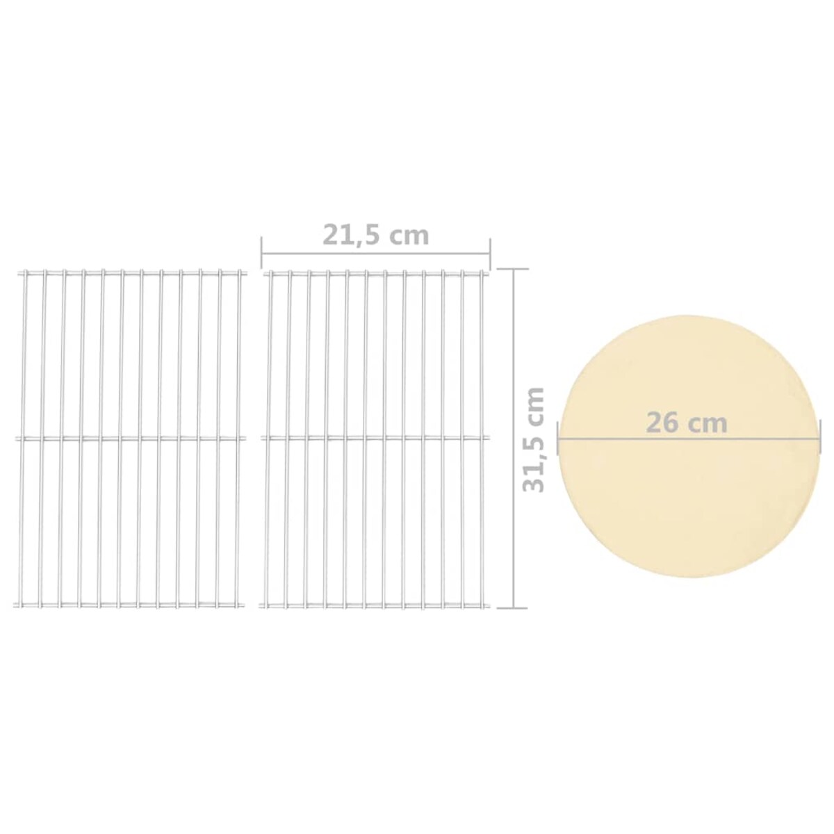 vidaXL Ogrodowy piec do pizzy, grill, wędzarnia, 3-w-1, czarny