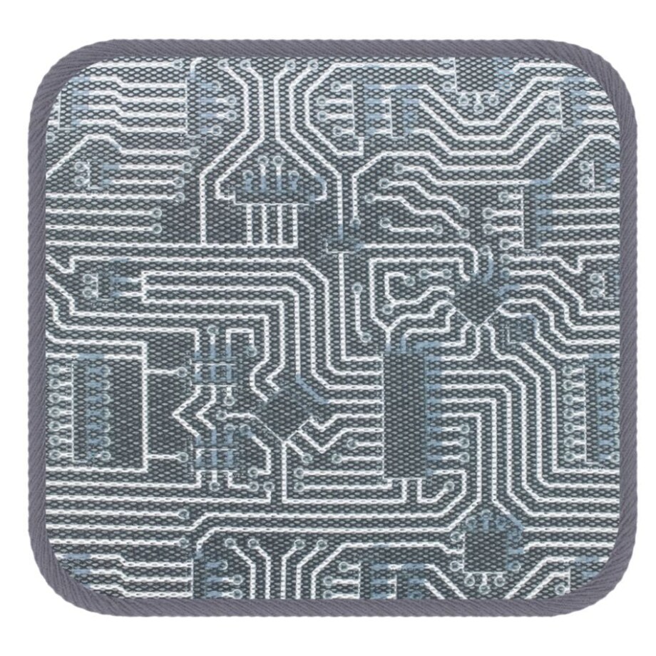 Wodoodporna poduszka na krzesło i meble ogrodowe 40x40 grafitowy