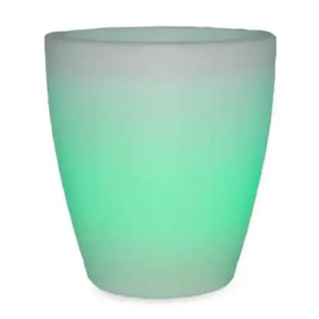 Solarna donica balkonowa Violeta LUMVL055SSNW King Home IP65 biała
