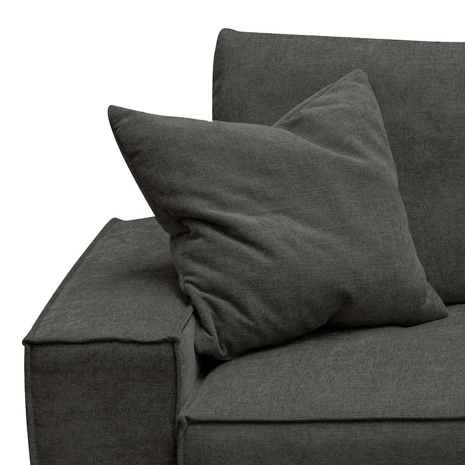 Melow Sofa narożna - antracytowa
