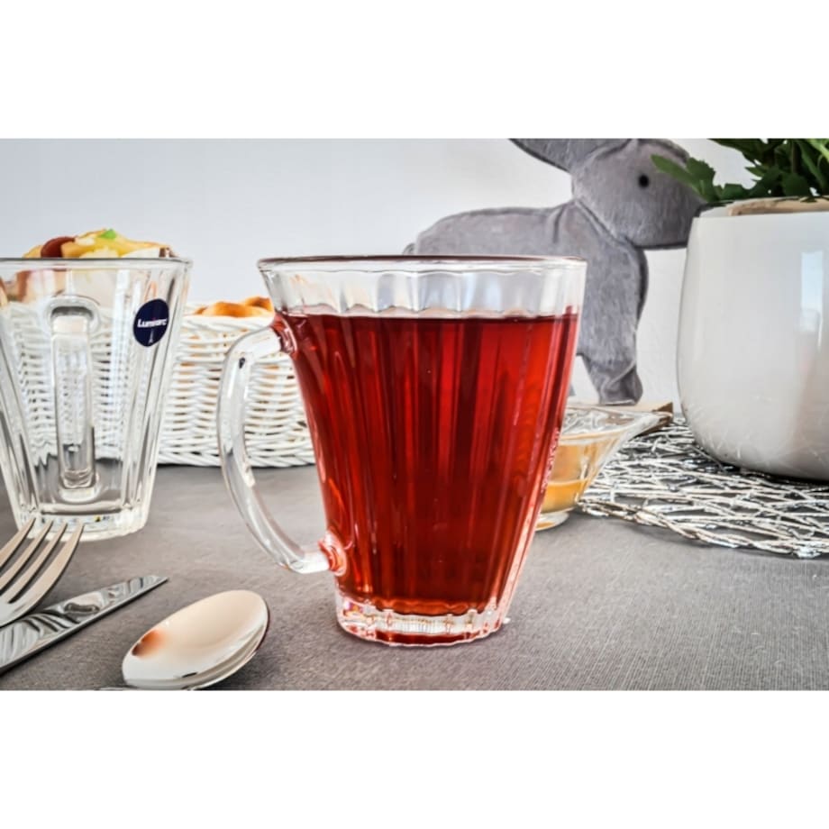 KUBEK SZKLANKI 6szt 250 ml LUMINARC na herbatę kawę napoje zioła prezent