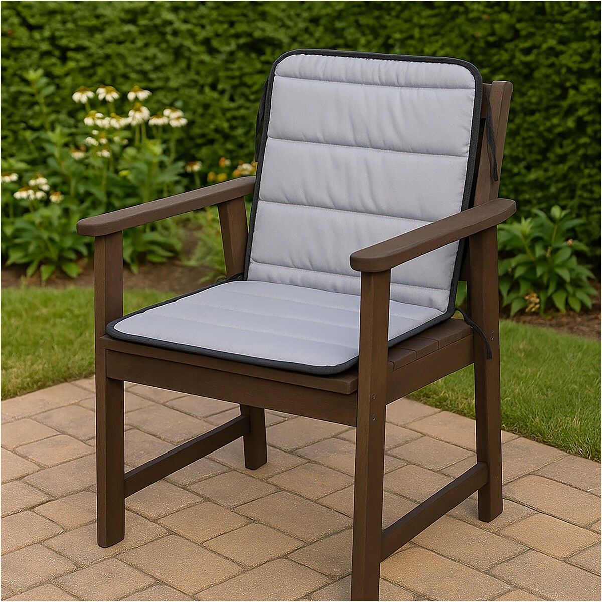 Poduszka Pikowana Z Pianki Wodoodporna Na Ławkę Krzesło Leżak 50X50X50 Cm