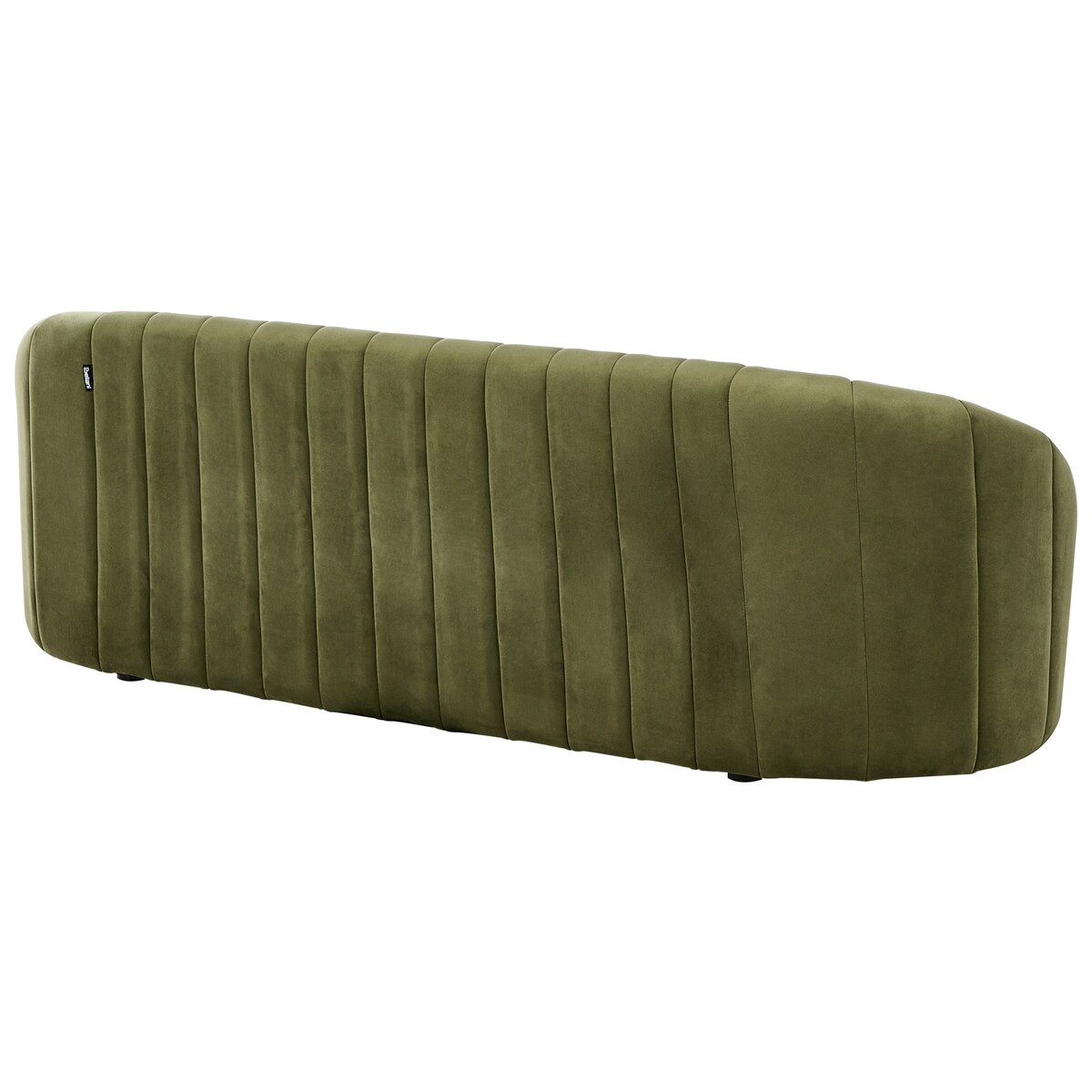 Sofa dla 3 osób MALUNG Welur Ciemnozielony