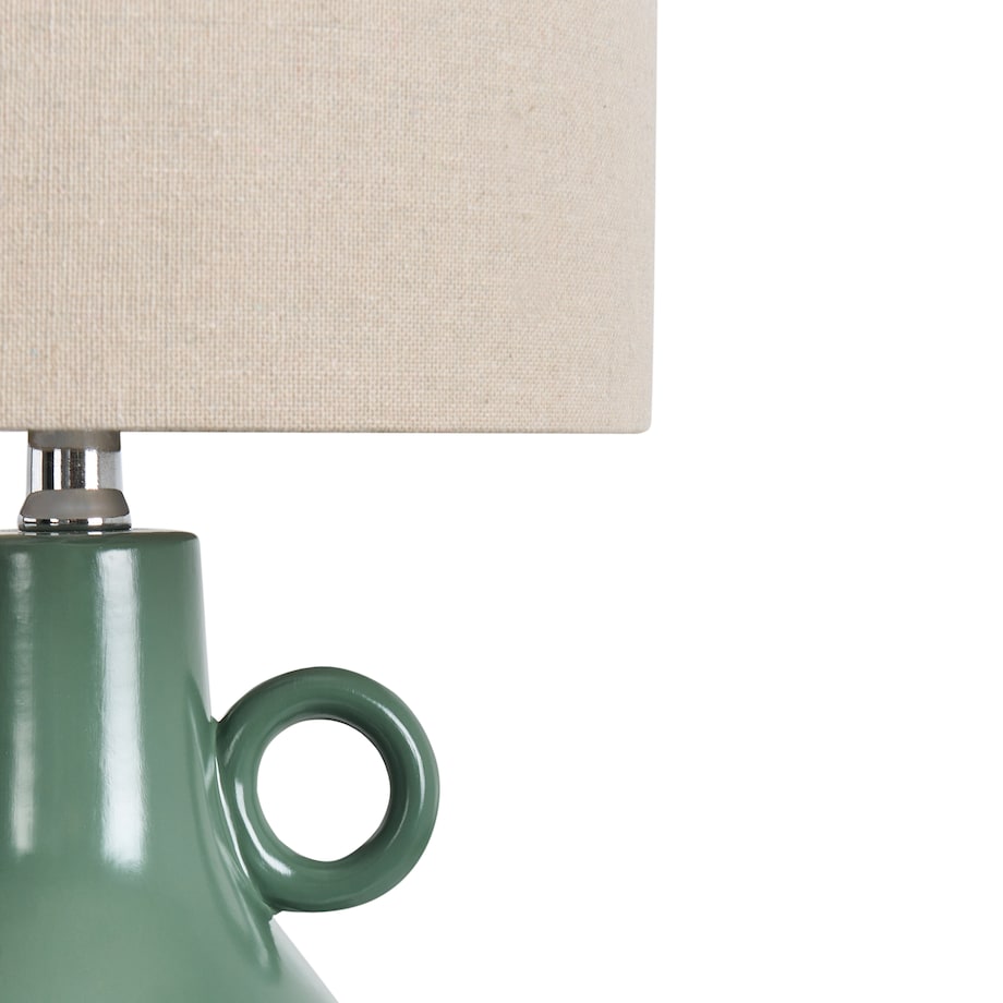 Lampa stołowa KERULEN Ceramika Zielony
