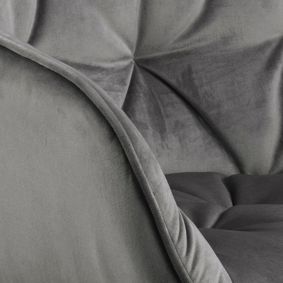Krzesło Brooke VIC Dark Grey tapicerowane