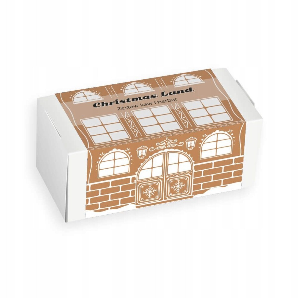ŚWIĄTECZNY ZESTAW PREZENTOWY "CHRISTMAS LAND" 10 SMAKÓW KAW I 10 SMAKÓW HERBAT SYPANYCH - PREZENT UPOMINEK NA MIKOŁAJA ŚWIĘTA GWIAZDKĘ BOŻE NARODZENIE POD CHOINKĘ DLA KOBIETY FACETA
