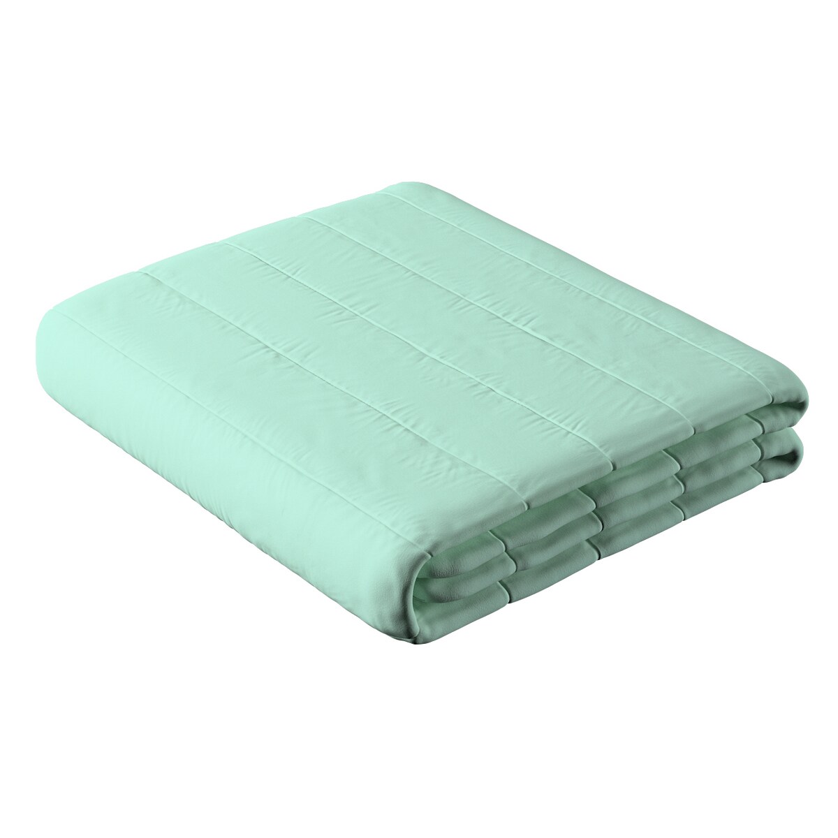 Narzuta pikowana w pasy 200x210 miętowy