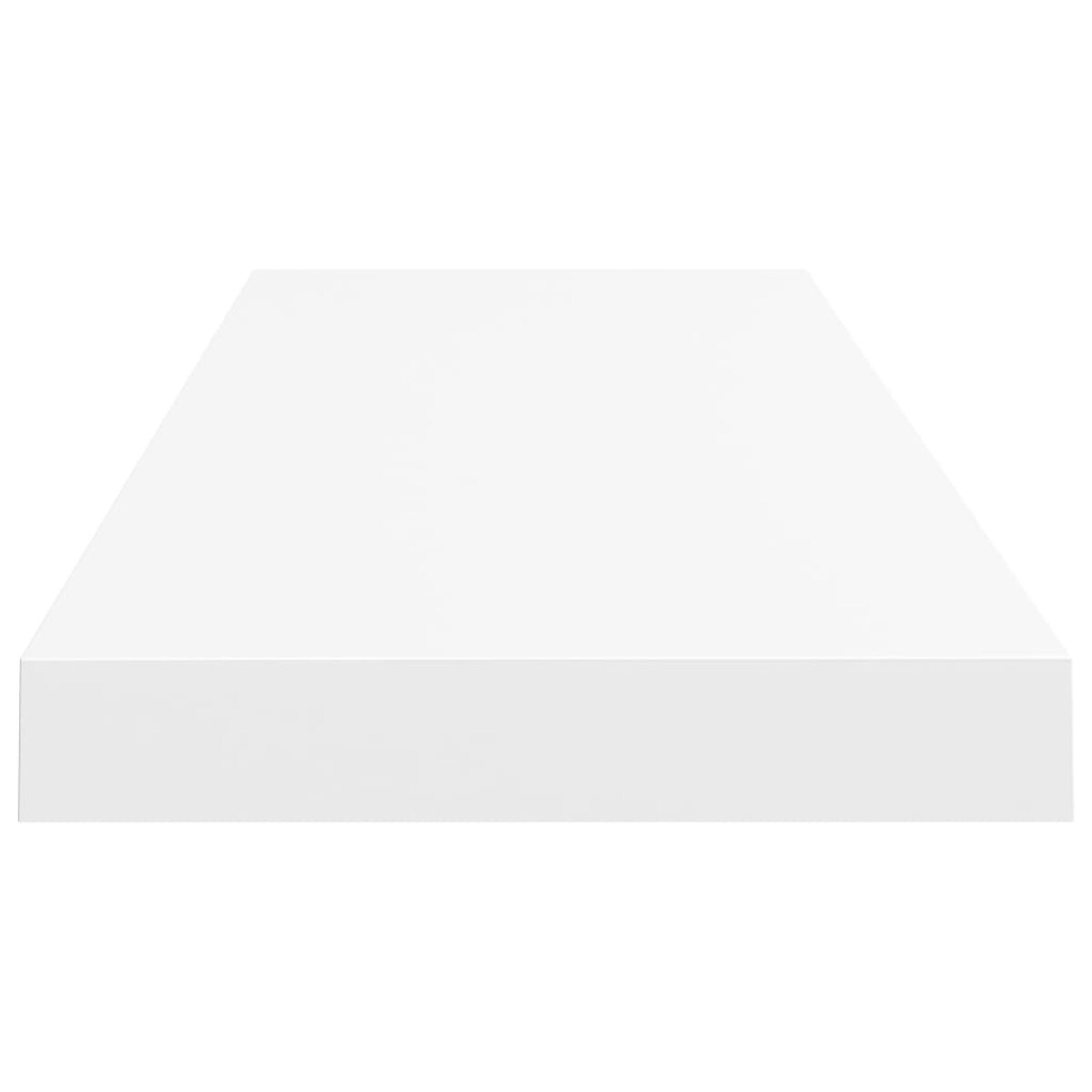 vidaXL Półki ścienne, 2 szt, białe, 80x23,5x3,8 cm, MDF