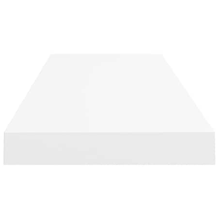 vidaXL Półki ścienne, 2 szt, białe, 80x23,5x3,8 cm, MDF