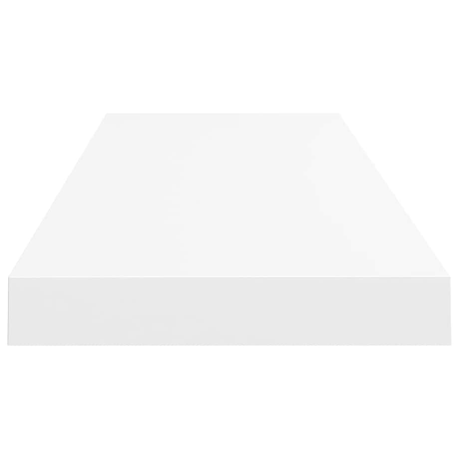 vidaXL Półki ścienne, 2 szt, białe, 80x23,5x3,8 cm, MDF