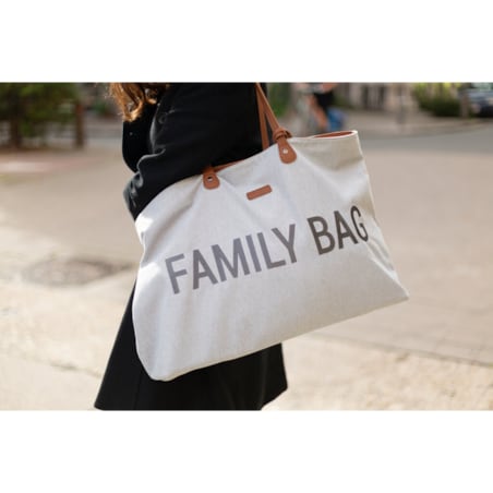 Childhome Torba Family Bag Kanwas Szara