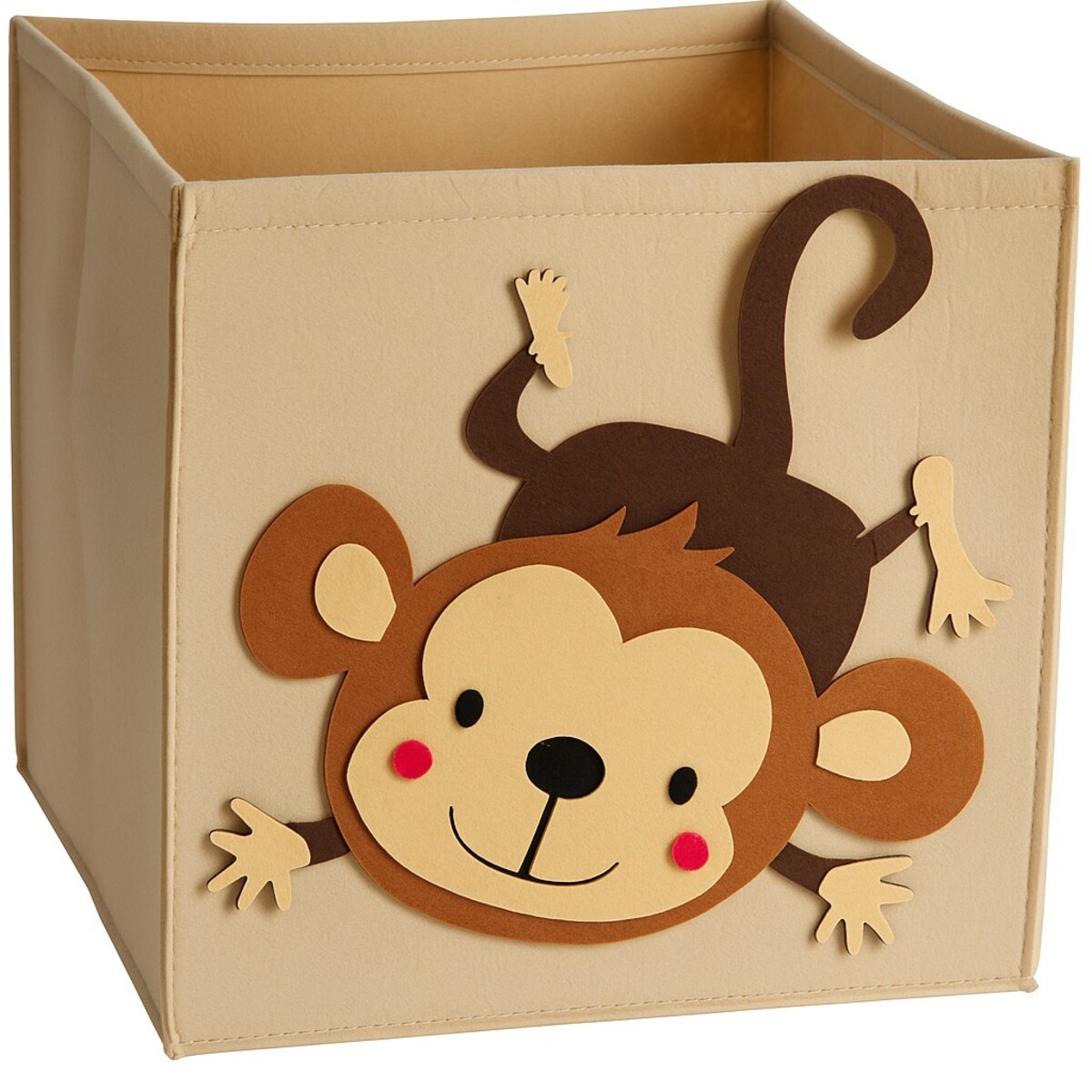 Filcowy pojemnik na zabawki NOOLI, 30 x 30 x 30 cm