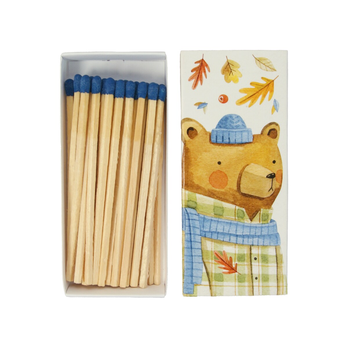 Zapałki "Jesienny miś"