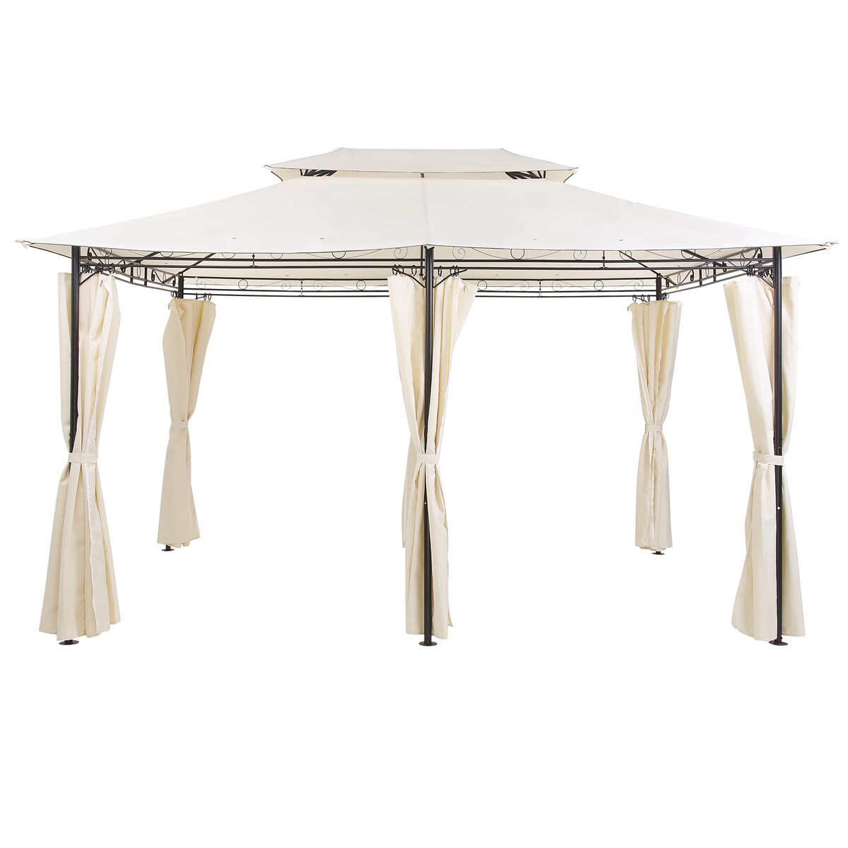 Pawilon ogrodowy COLOS Metal 400 cm 300 cm Beżowy