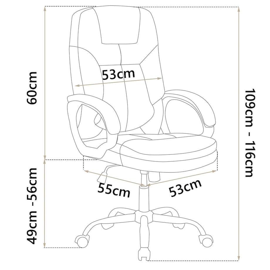 Fotel biurowy Sofotel 355 ciemny brąz - dark brown