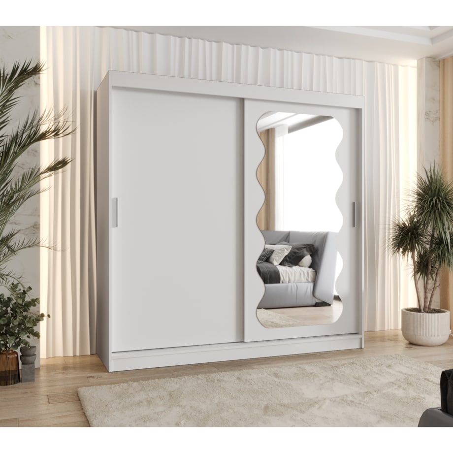 Szafa przesuwna SPOTI 200 biały