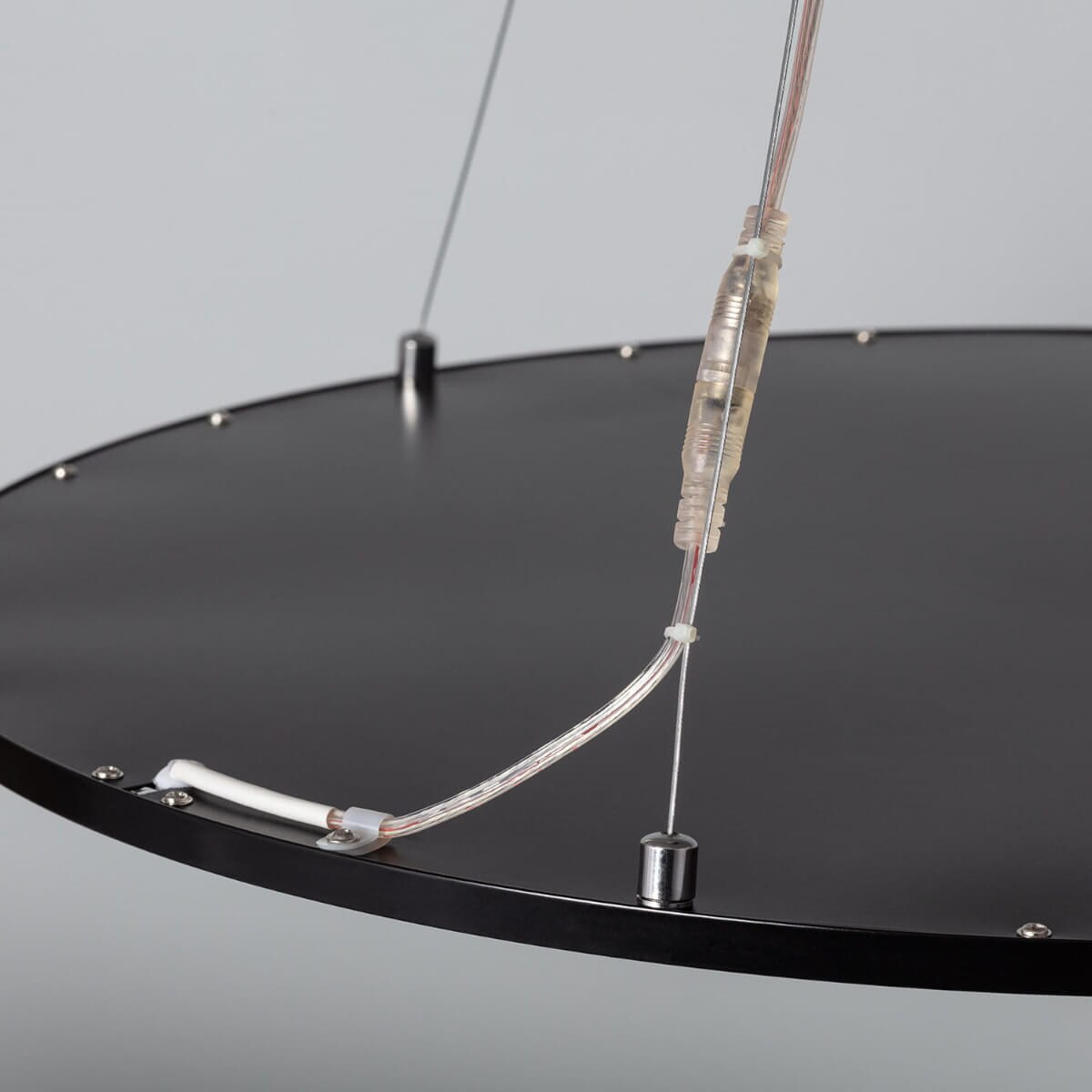 Zwieszana lampa Biuro ABR-LWBO-36W-3000K LED 36W 3000K okrąg czarny