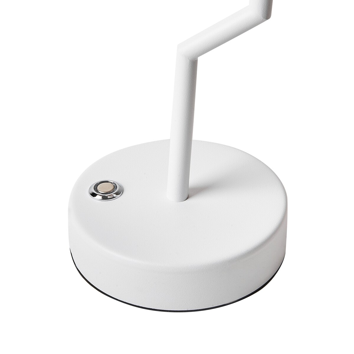 Bezprzewodowa lampa stołowa LED ALVIELA Ze ściemniaczem Metal Biały