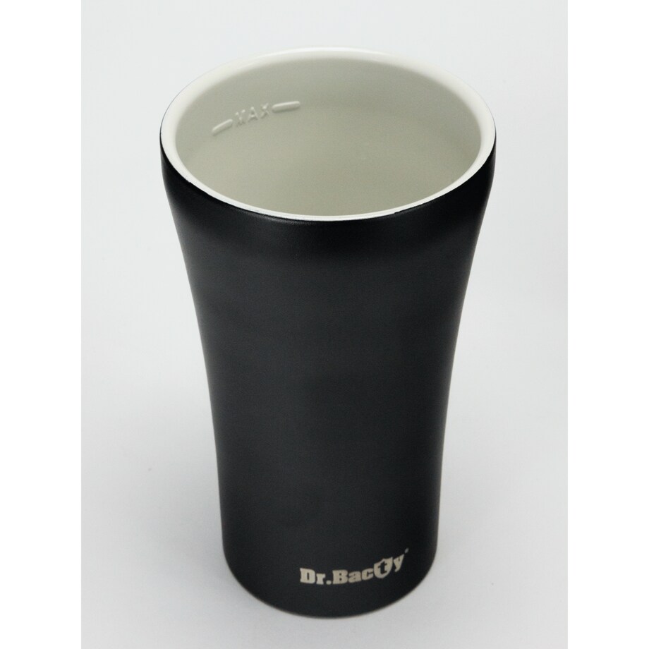 Kubek termiczny na kawę Dr.Bacty Apollo 2.0 - 360 ml - Makalu - Black Matt