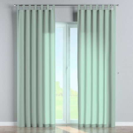 Zasłona na szelkach 1 szt. 130x245 zieleń eukaliptusa