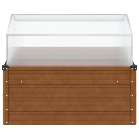 vidaXL Donica ogrodowa/ inspekt, stal kortenowska