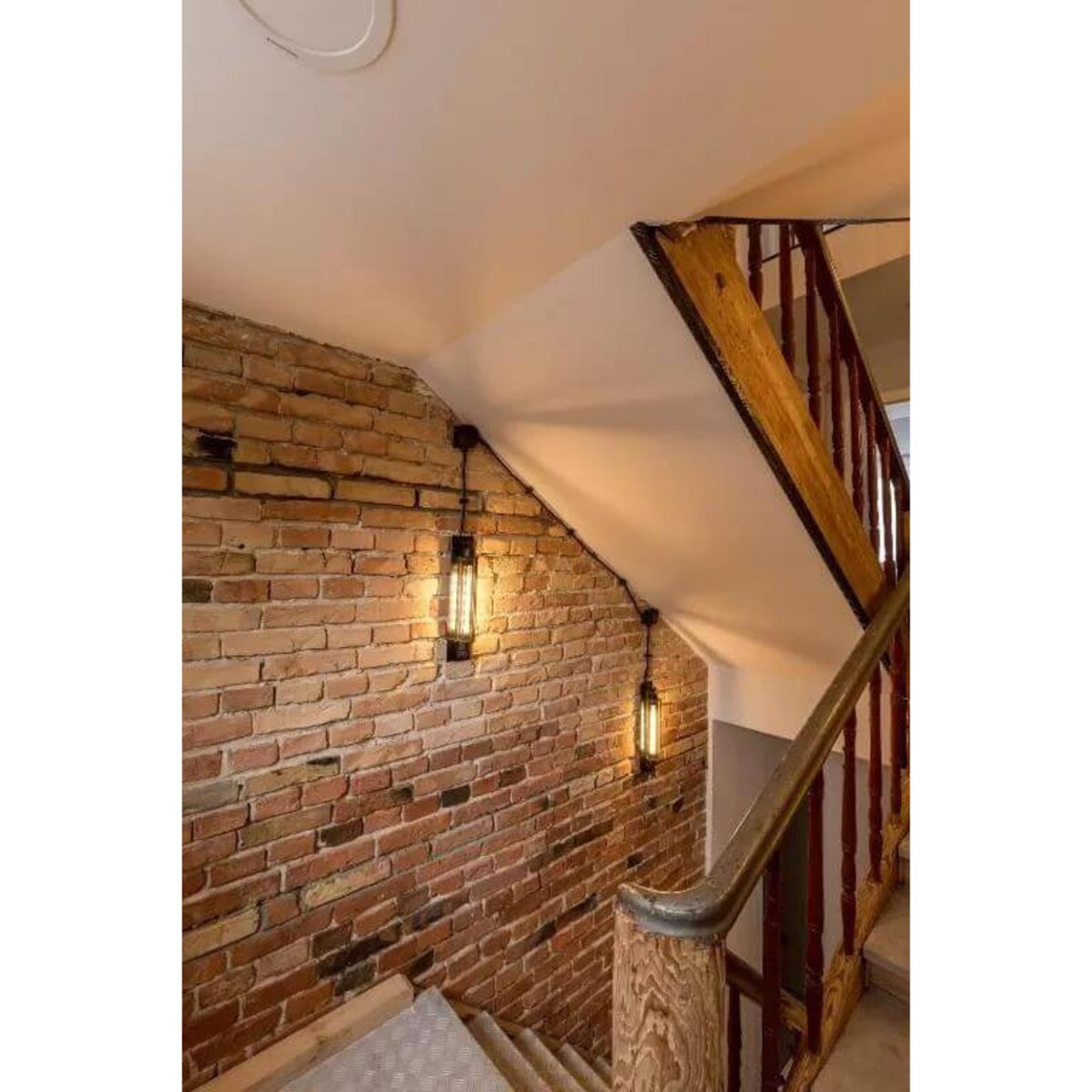 Industrialna LAMPA ścienna RETRO KR-E27 metalowa OPRAWA kinkiet retro czarny, Abigali