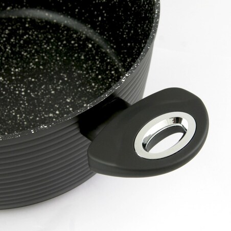 Zestaw garnków z powłoką granitową Marmo 12 ele. KLAUSBERG