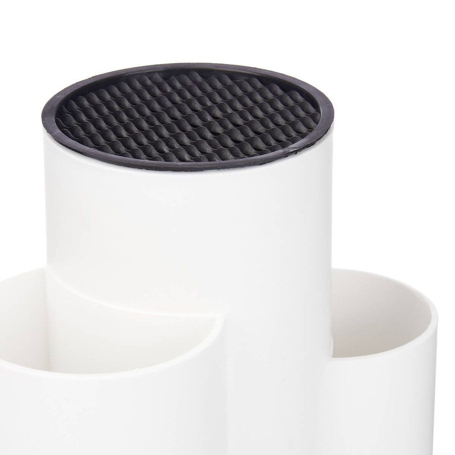 Stojak na noże, plastikowy, 12,5 x 23 x 22 cm