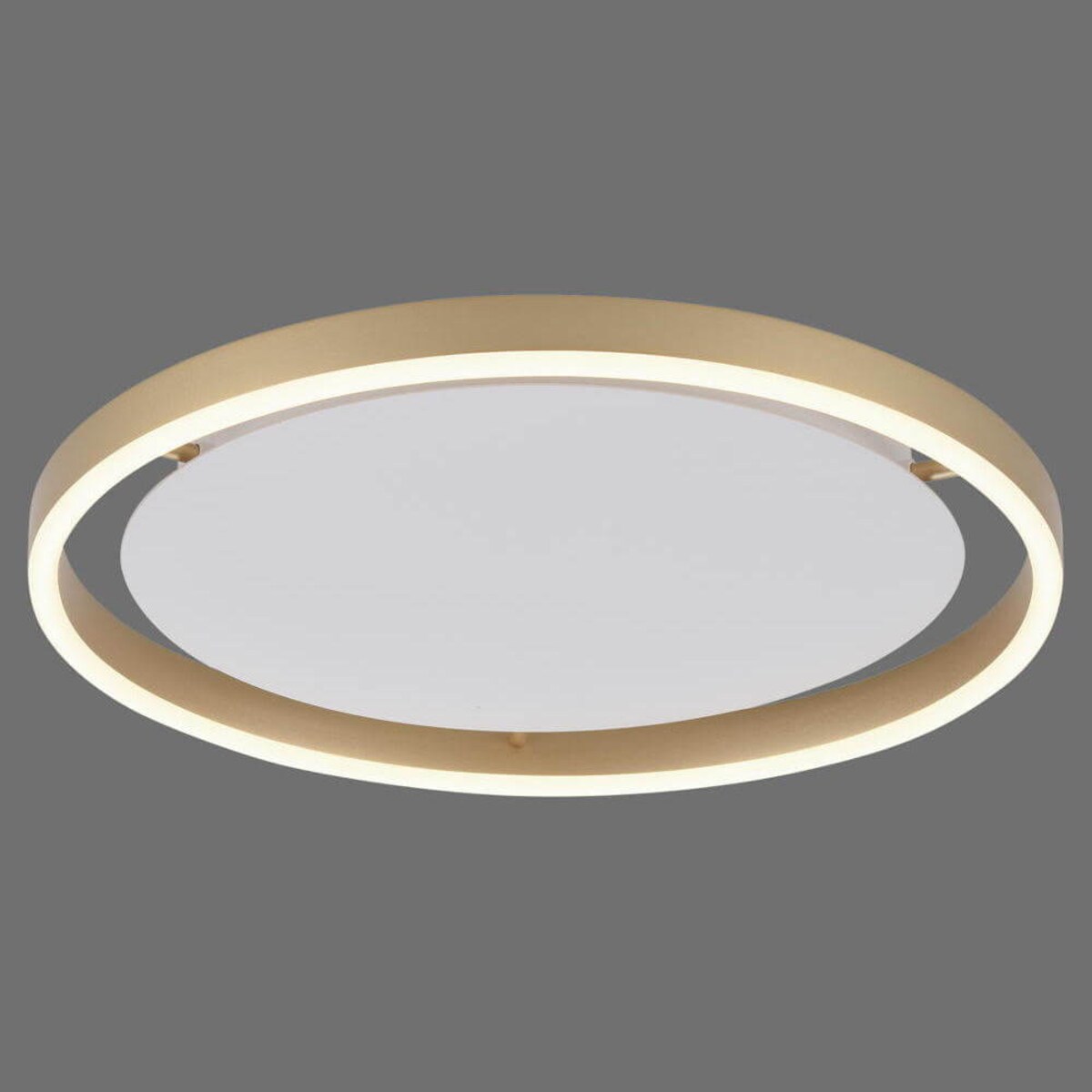 Ściemnialna lampa sufitowa Ritus 15391-60 LED 20W nad łóżko złota