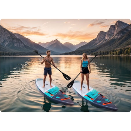 Deska SUP do pływania pompowana Paddle Reefbreak 350cm Neo-Sport ZESTAW