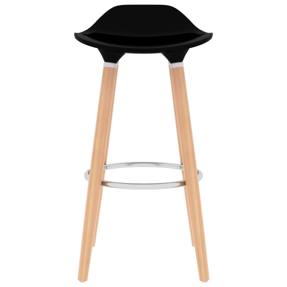 vidaXL 3-częściowy zestaw mebli barowych, czarny