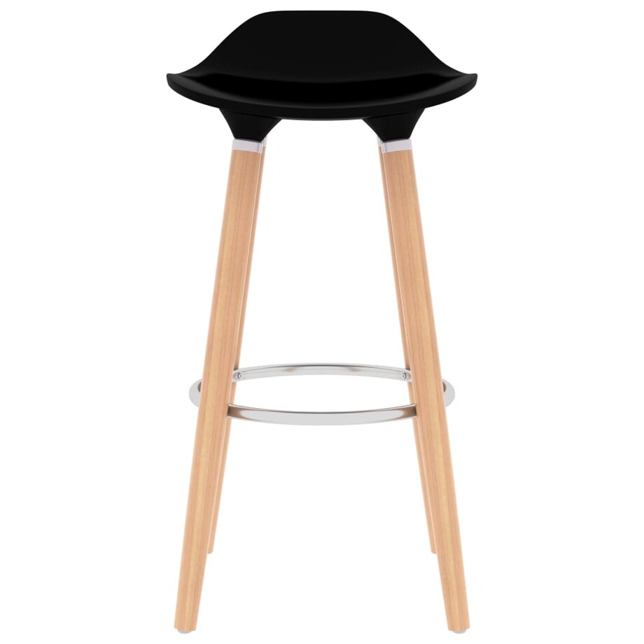 vidaXL 3-częściowy zestaw mebli barowych, czarny