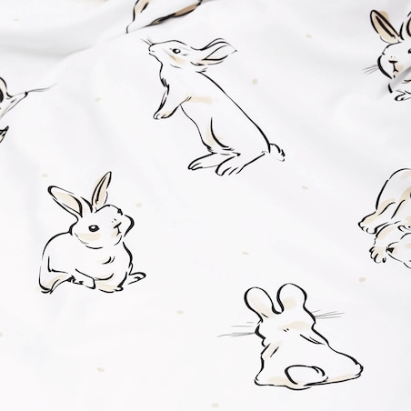 Pościel Króliki 160/200 + 2 x 70/80 cm