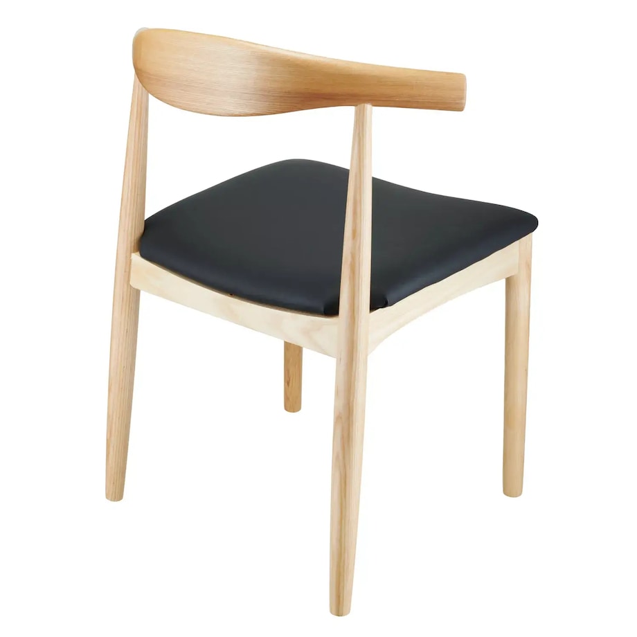 Skandynawskie krzesło Classy MH-003CH-N do kuchni drewniane czarne, Step Into Design