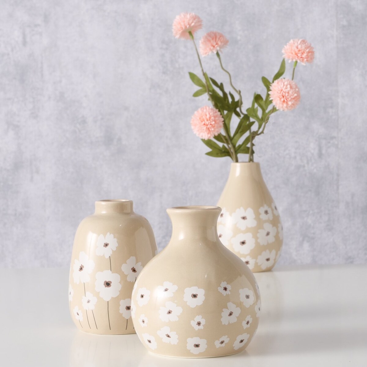 Wazon ceramiczny w kwiaty CANEA