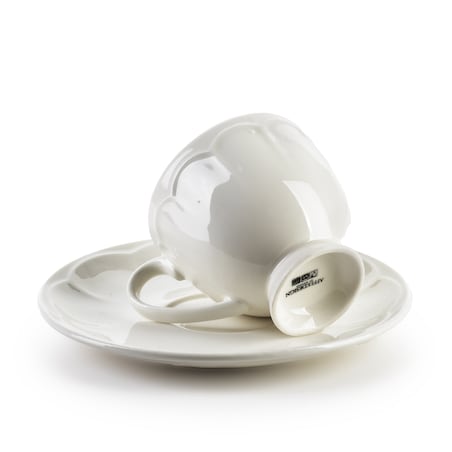 HELLA Filiżanka ze spodkiem espresso50ml 7x9xh6,5 spodek 13xh1,5cm