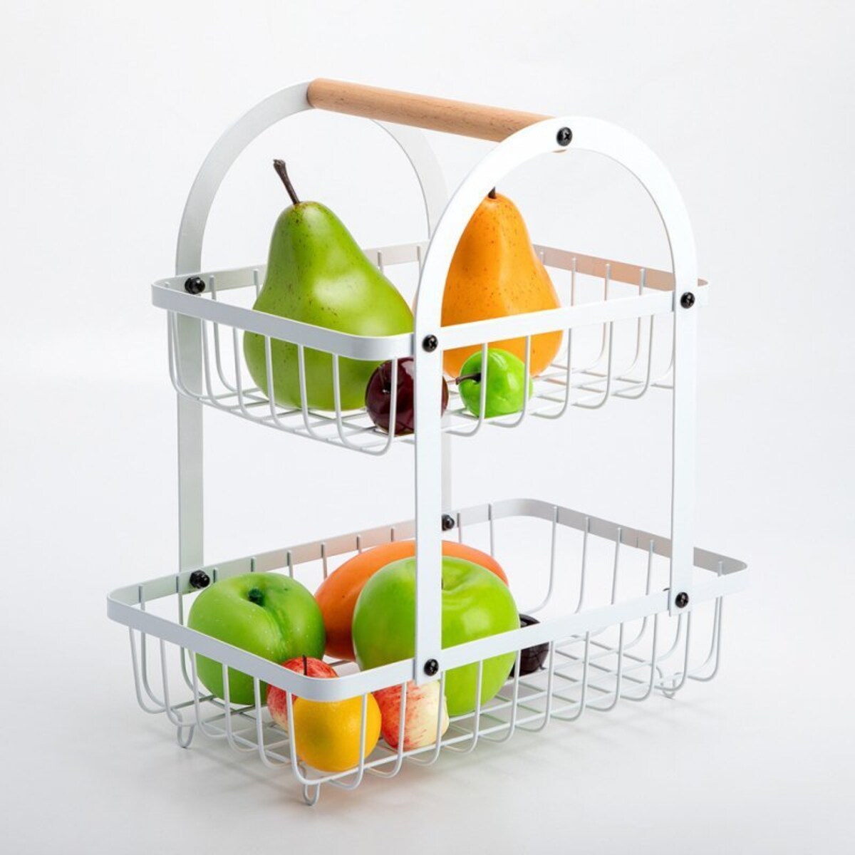 Koszyk Piętrowy Na Owoce Przyprawy Loft E-8111