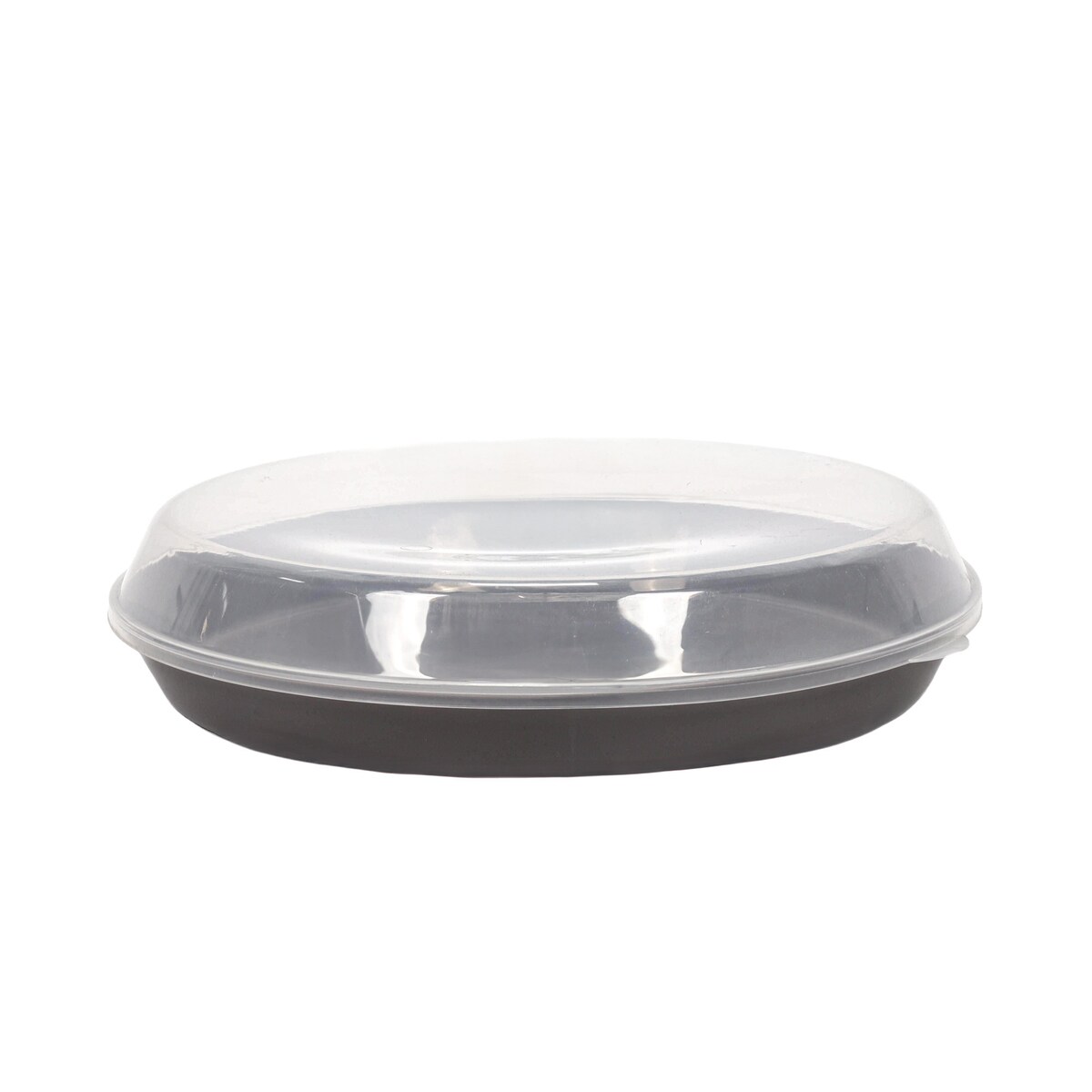 Taca z tworzywa sztucznego z pokrywką, Ø 35,5 x 8,5 cm