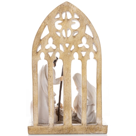 Dekoracja świąteczna 28x17x8,5 cm SZOPKA BOŻONARODZENIOWA-4