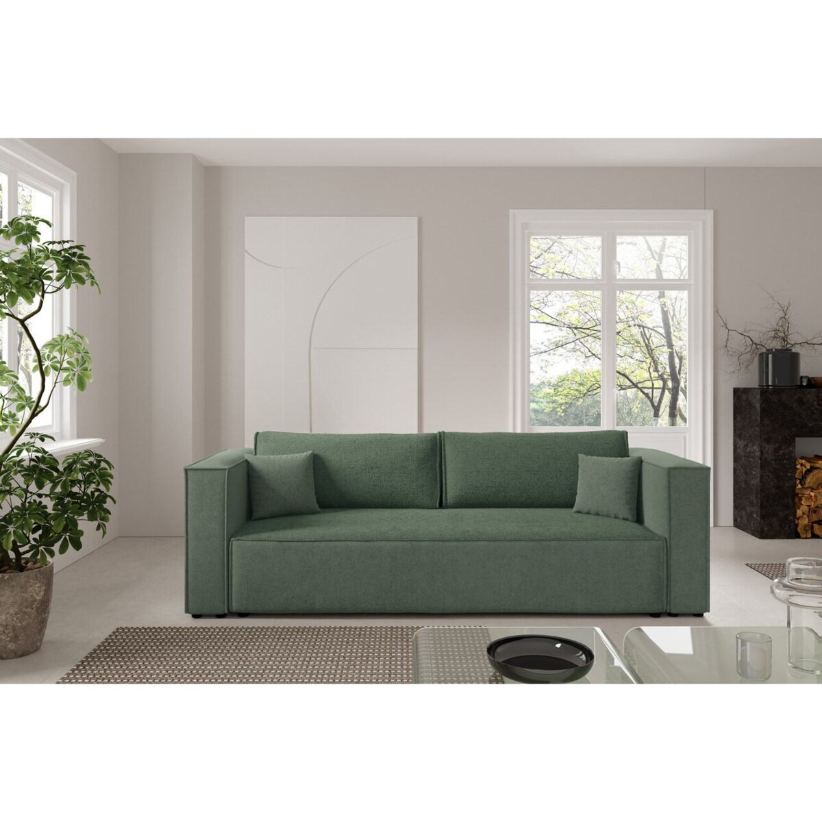 Kanapa KEYMON z funkcją spania, rozkładana Kolor: Dunbar 55 / Sicuro 5